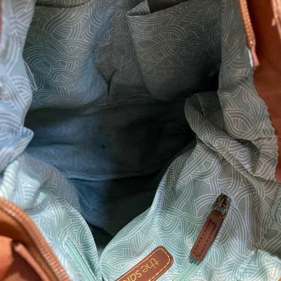 The Sak Ventura Tan Leather Convertible Back Pack Handbag - Picture 4 of 7